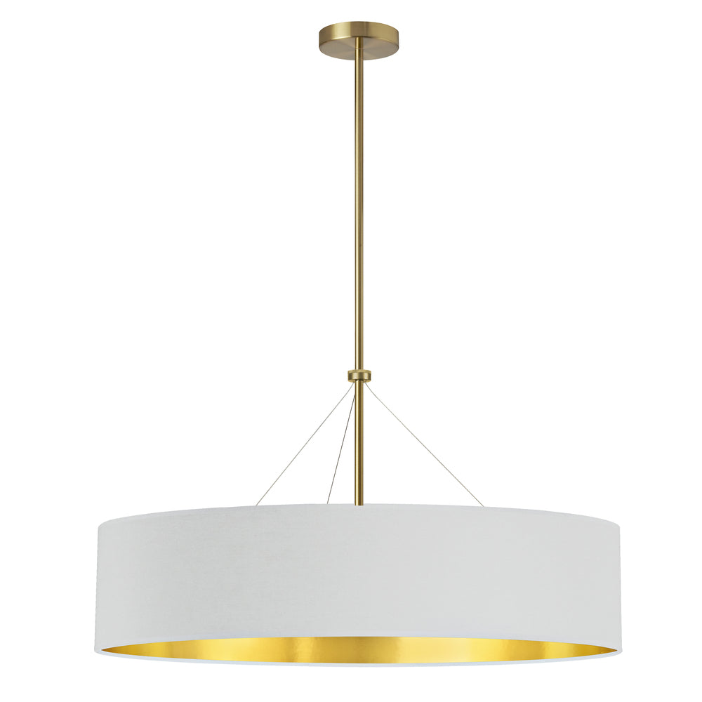 Dainolite PALLAVI PLV-304C-AGB-692 Pendant Contemporary - Aged Brass