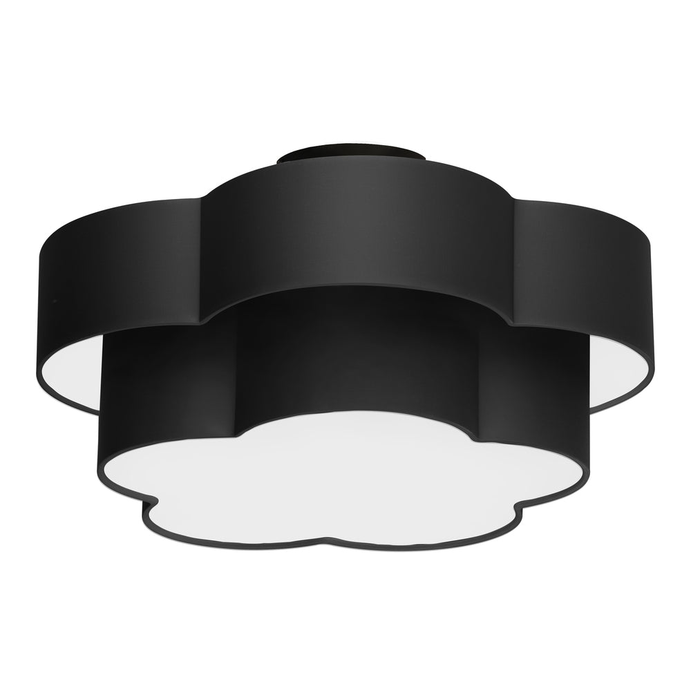 Dainolite PHLOX PLX-203FH-MB-BK Flush Mount Contemporary - Matte Black