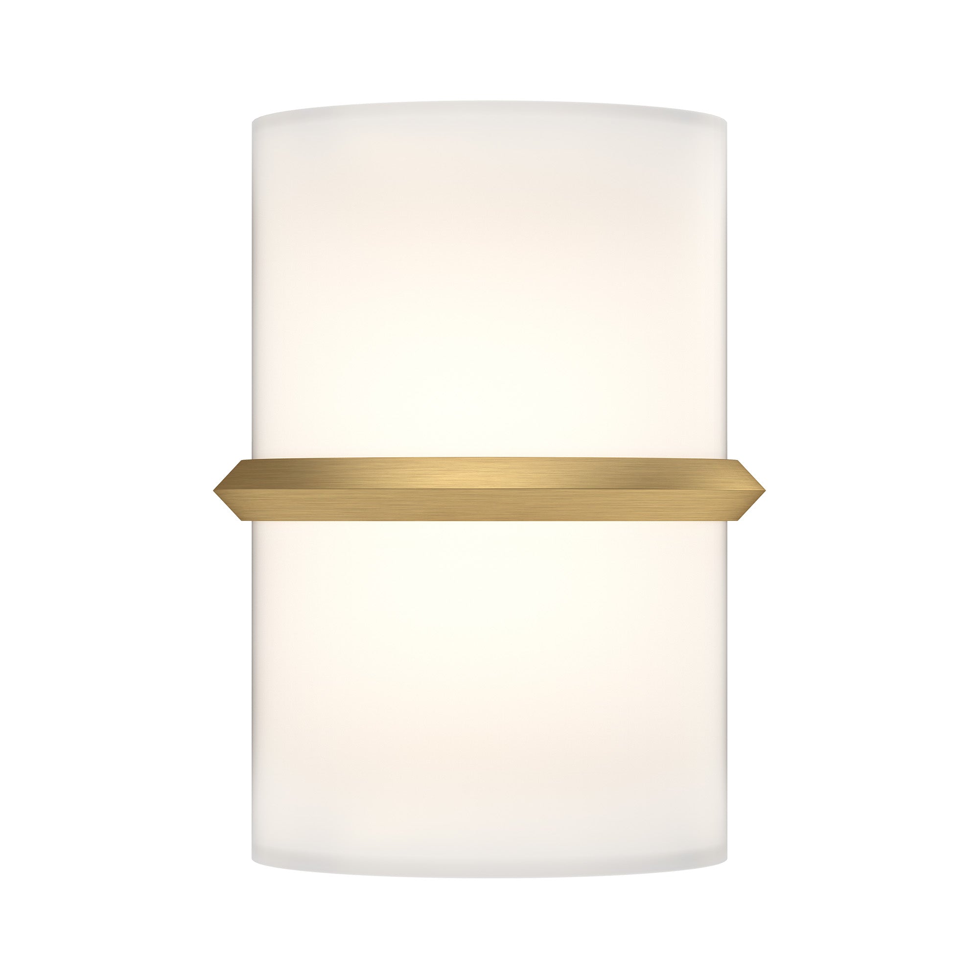 Pondi 9-in Brushed Gold LED Wall Sconce