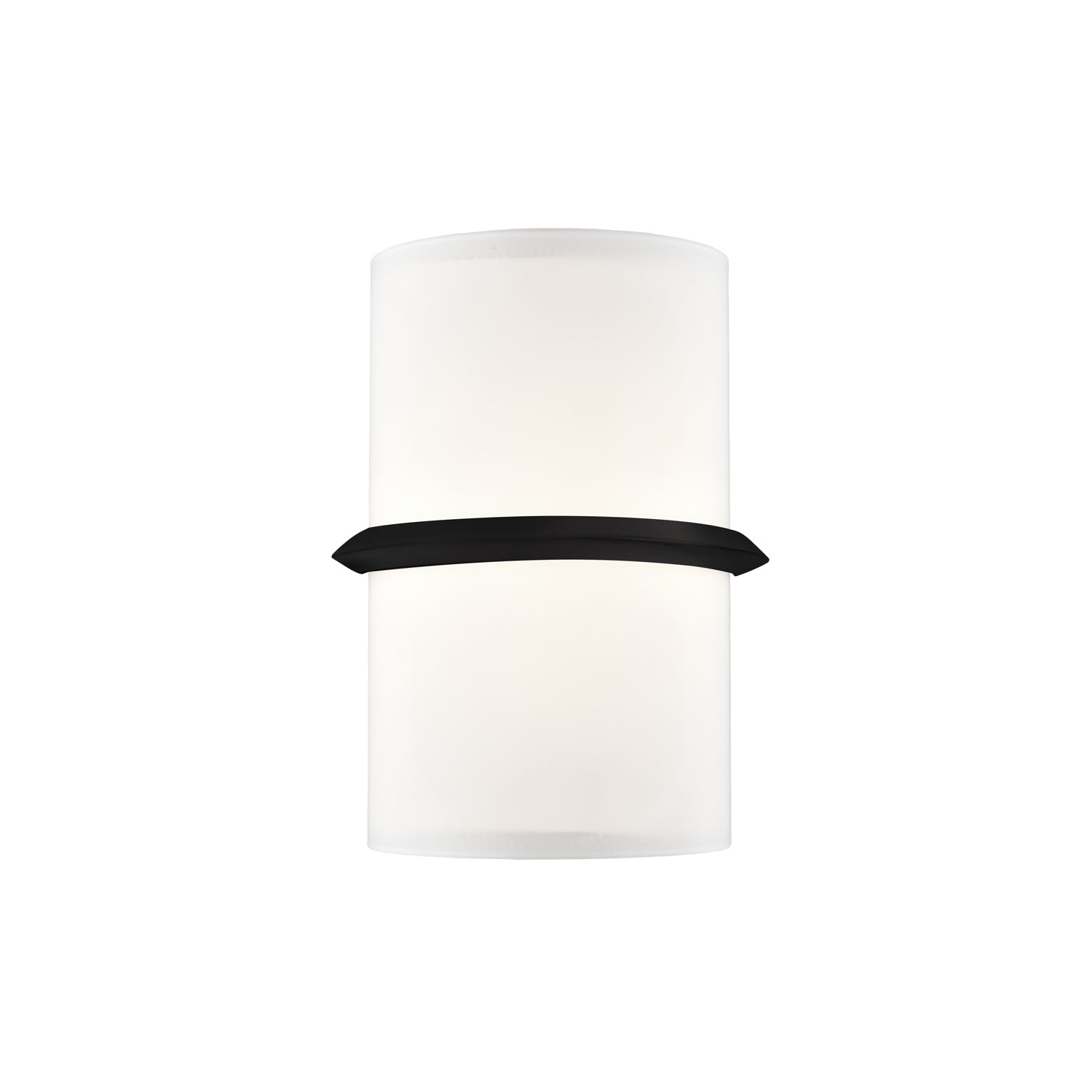Pondi 9-in Black LED Wall Sconce