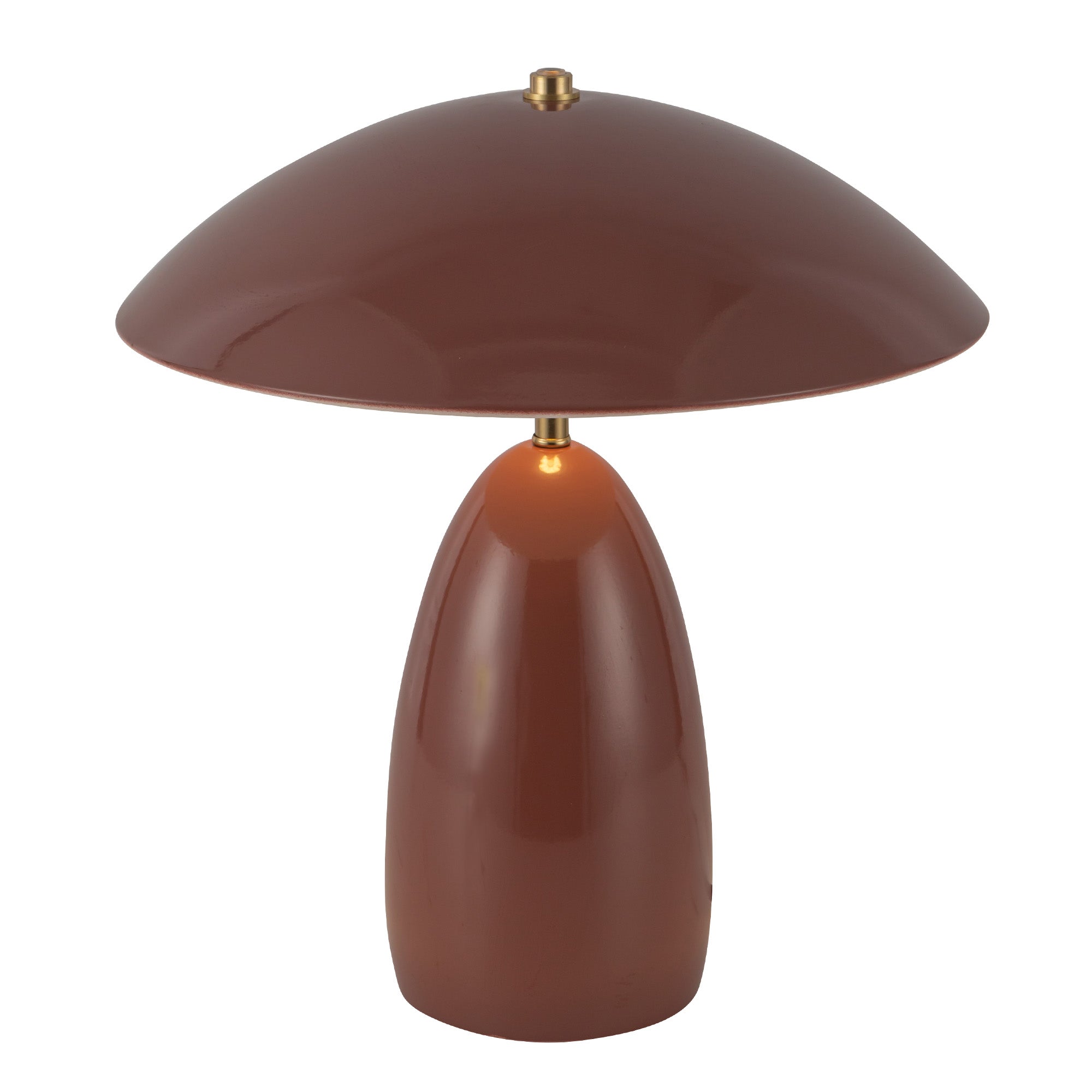 Poppy 12-in Burgundy LED Table Lamp