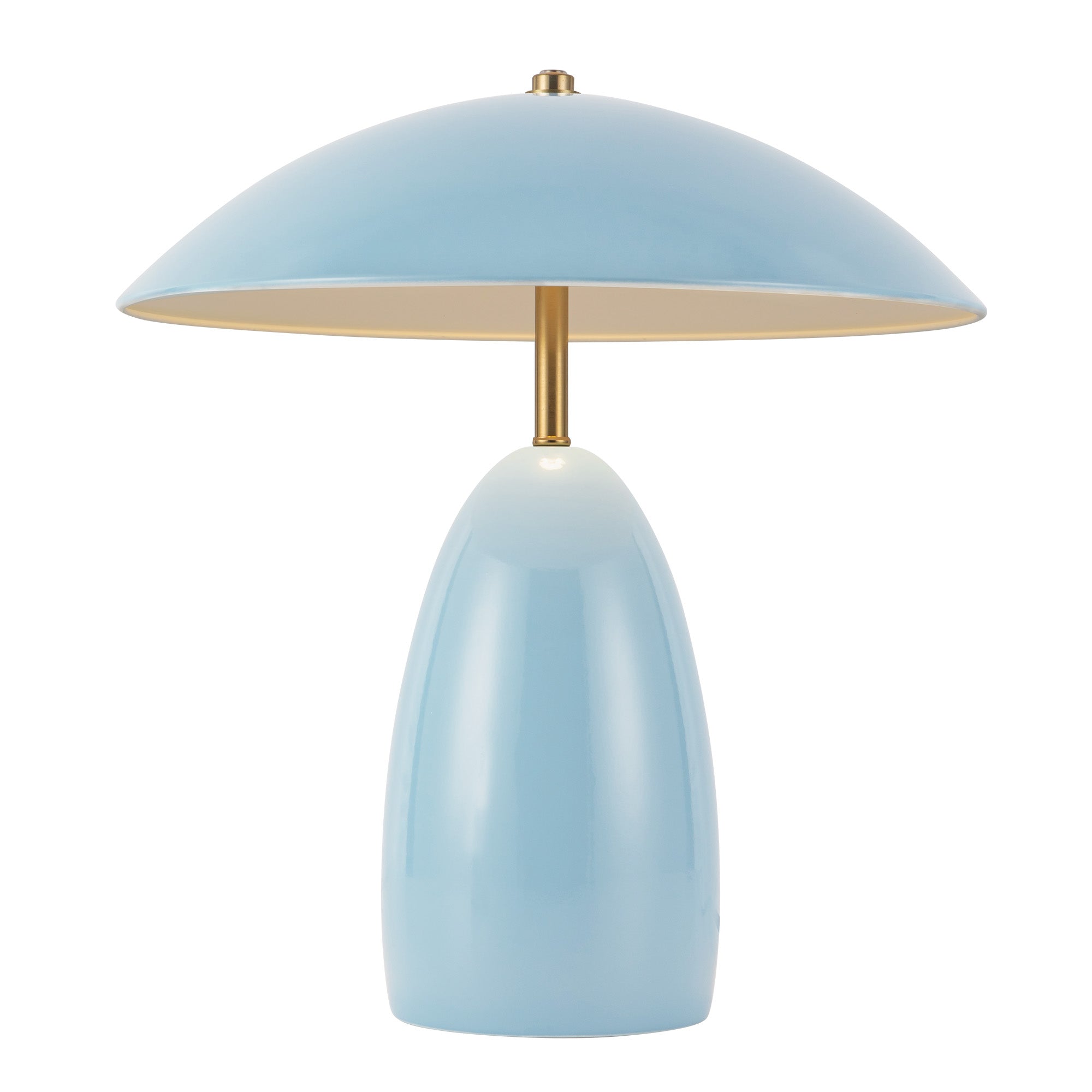 Poppy 12-in Cerulean LED Table Lamp