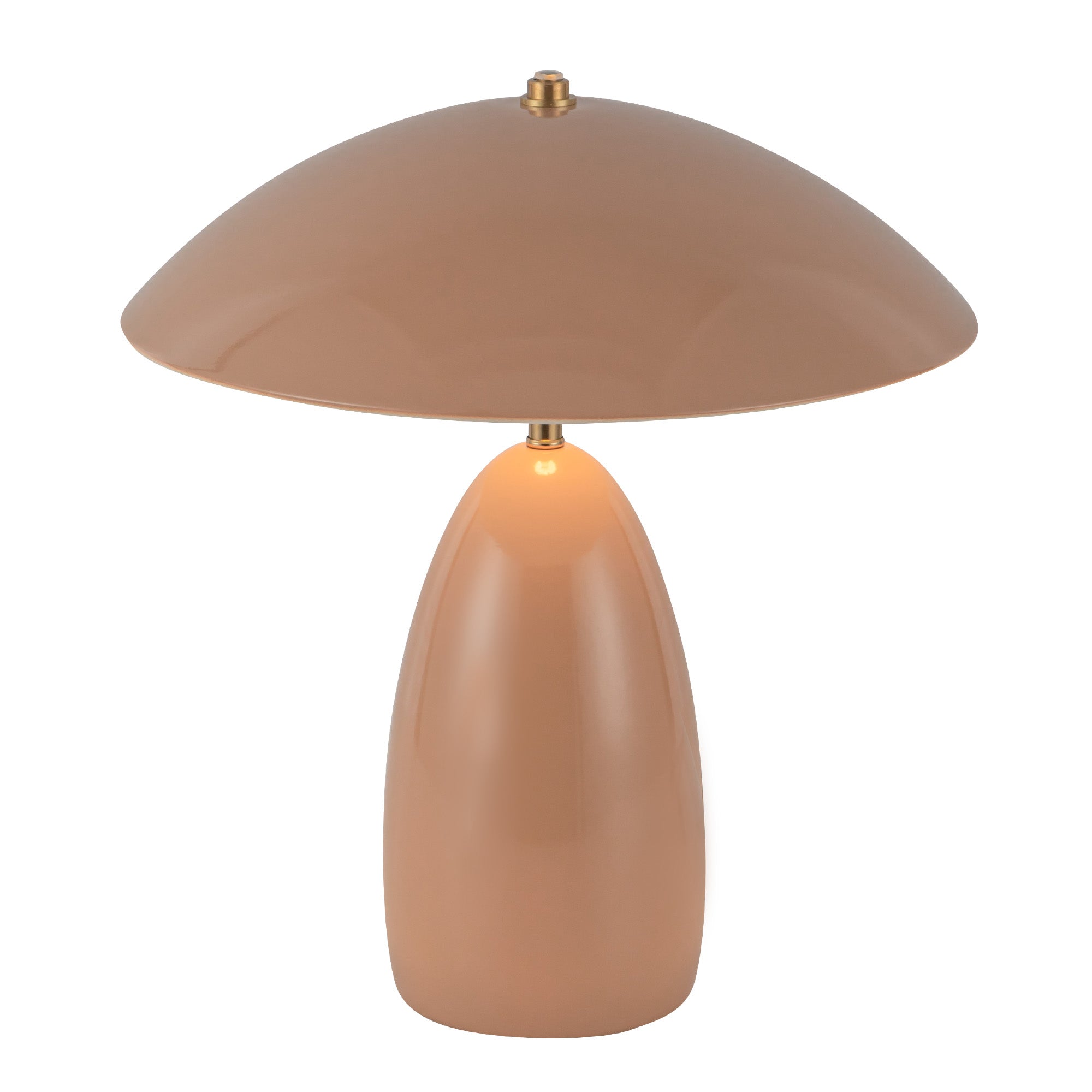 Poppy 12-in Peach LED Table Lamp