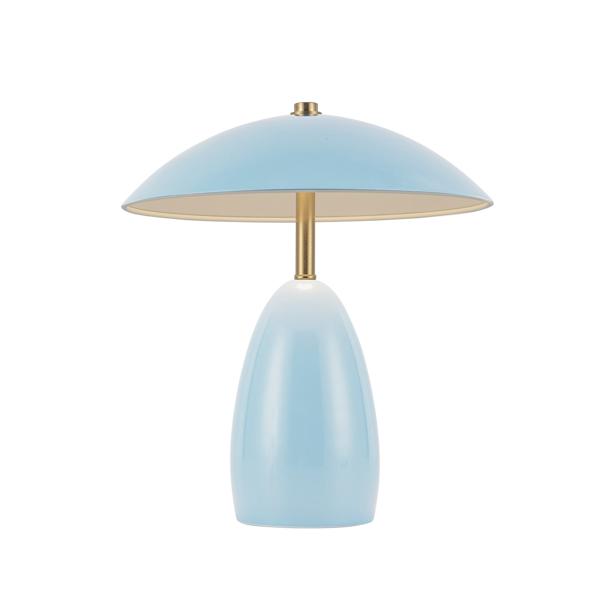 Poppy 9-in Cerulean LED Table Lamp
