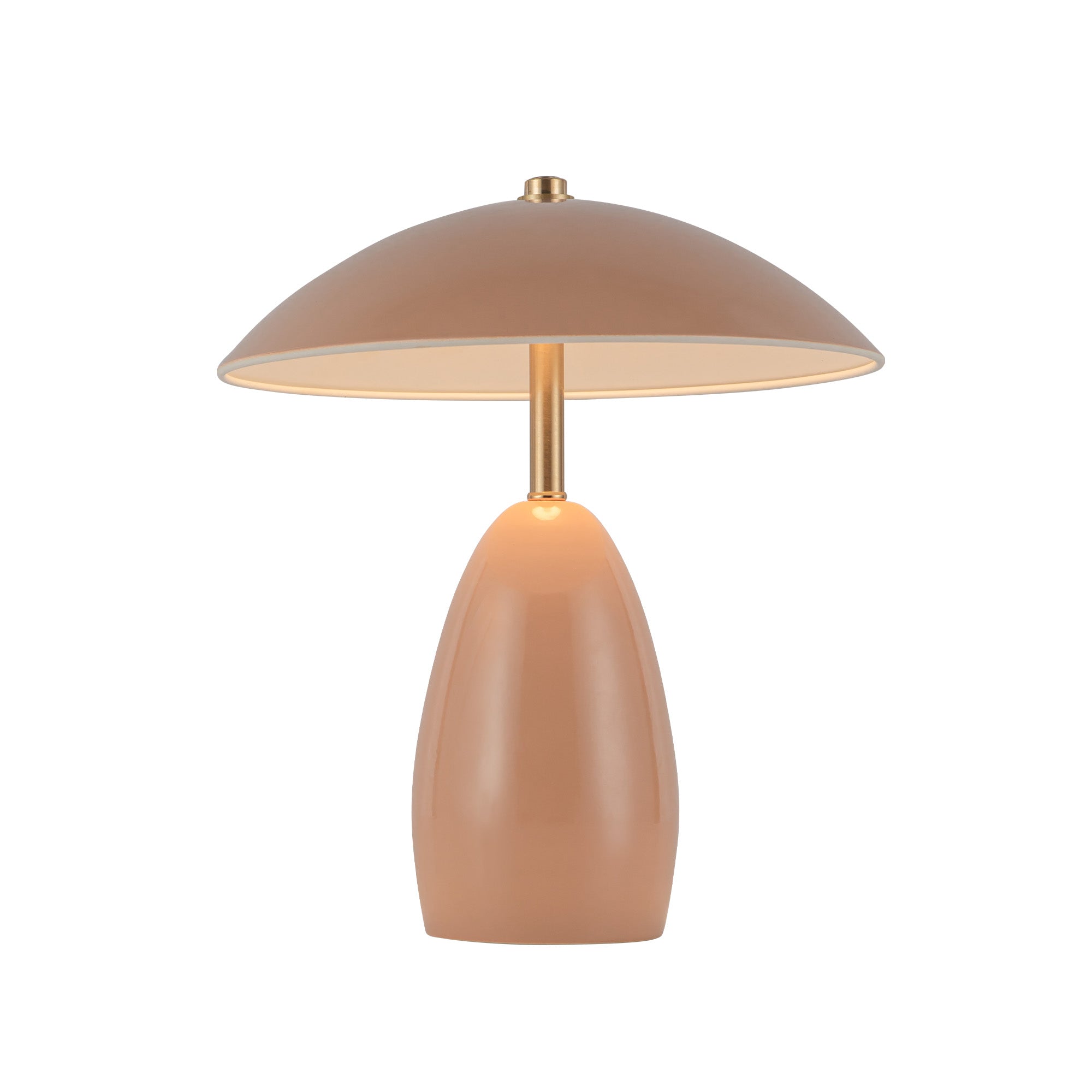 Poppy 9-in Peach LED Table Lamp