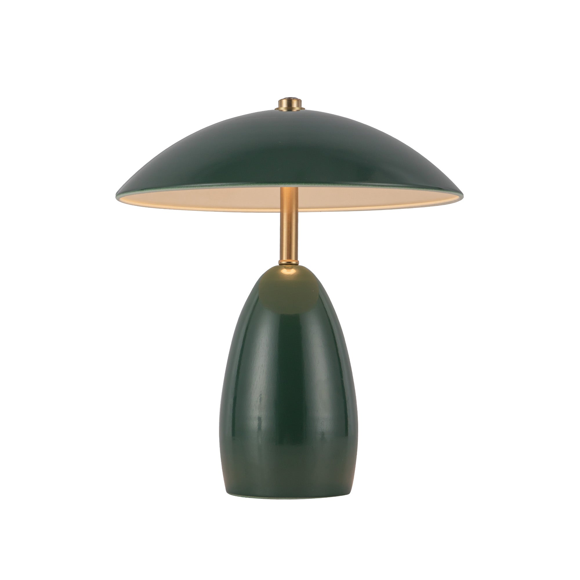 Poppy 9-in Pine Green LED Table Lamp
