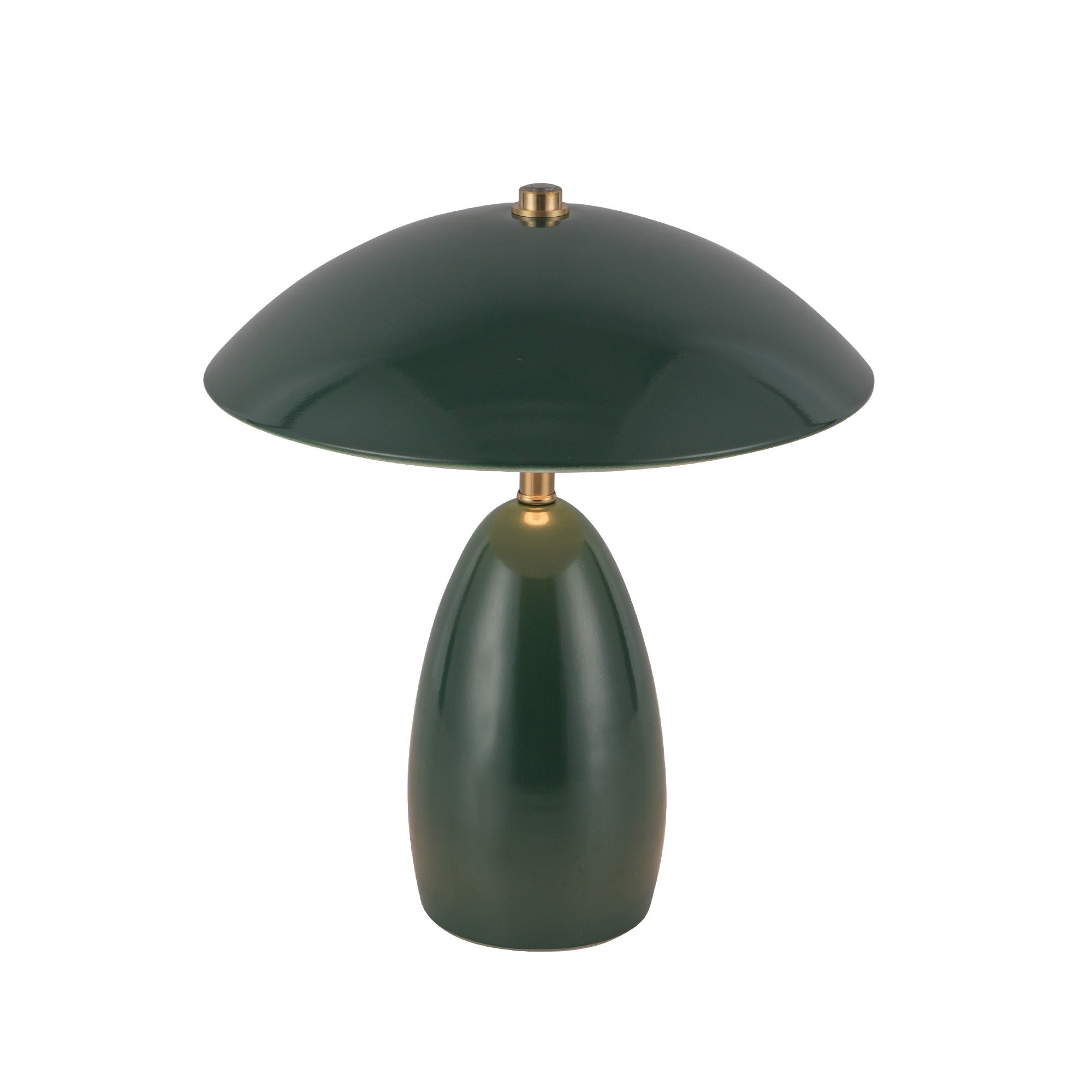 Poppy 9-in Pine Green LED Table Lamp