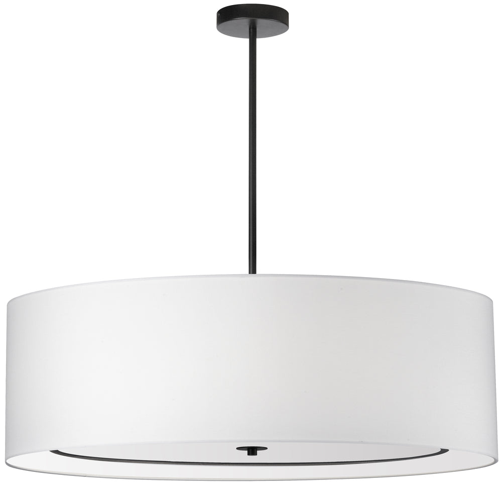 Dainolite PORSCHA POR-406P-MB-WH Pendant Contemporary - Matte Black