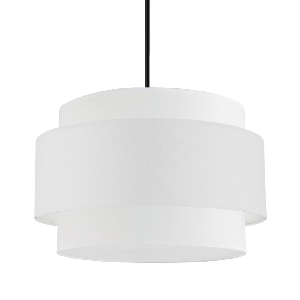 Dainolite PRIYA PYA-224C-MB-WH Pendant Contemporary - Matte Black