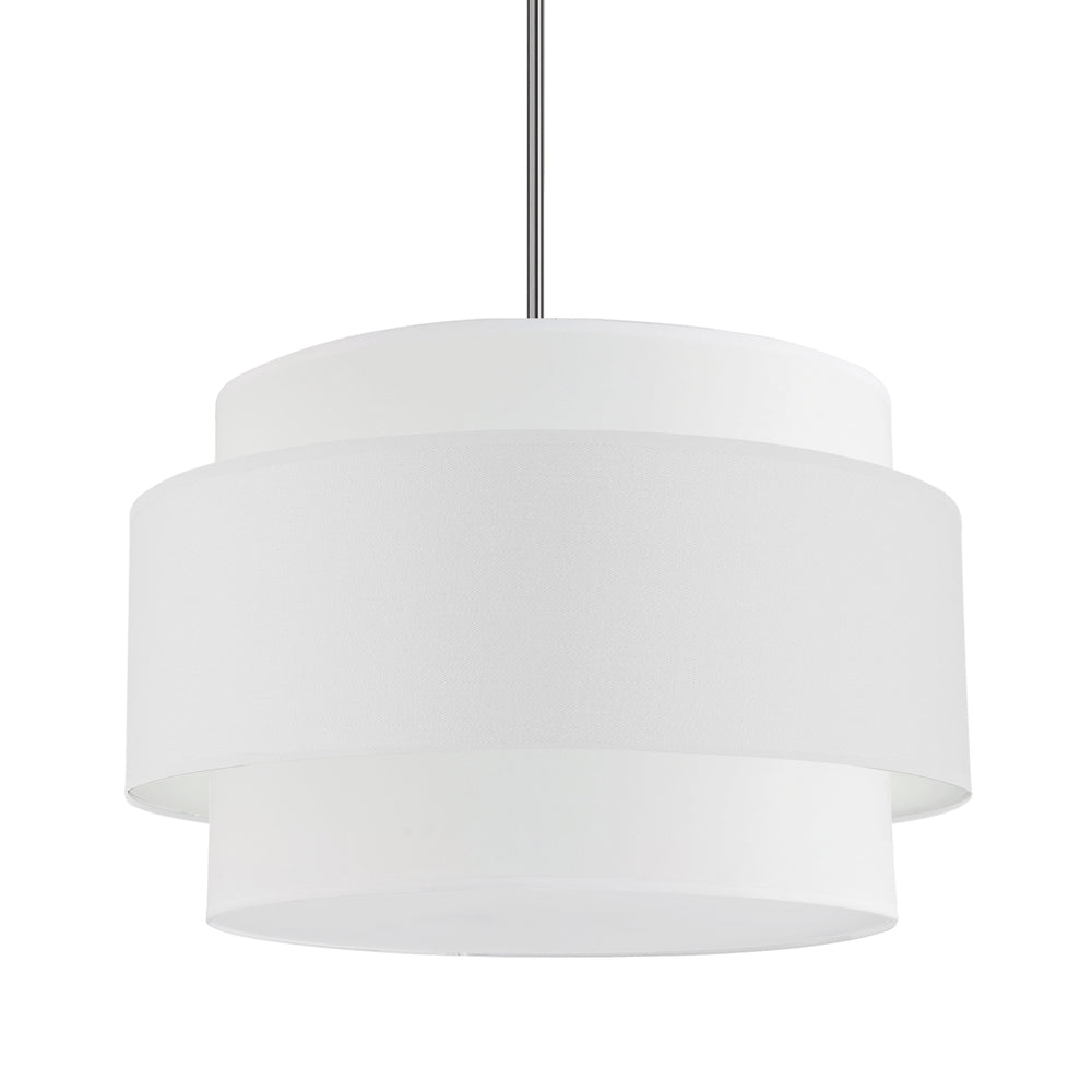 Dainolite PRIYA PYA-224C-PC-WH Pendant Contemporary - Polished Chrome