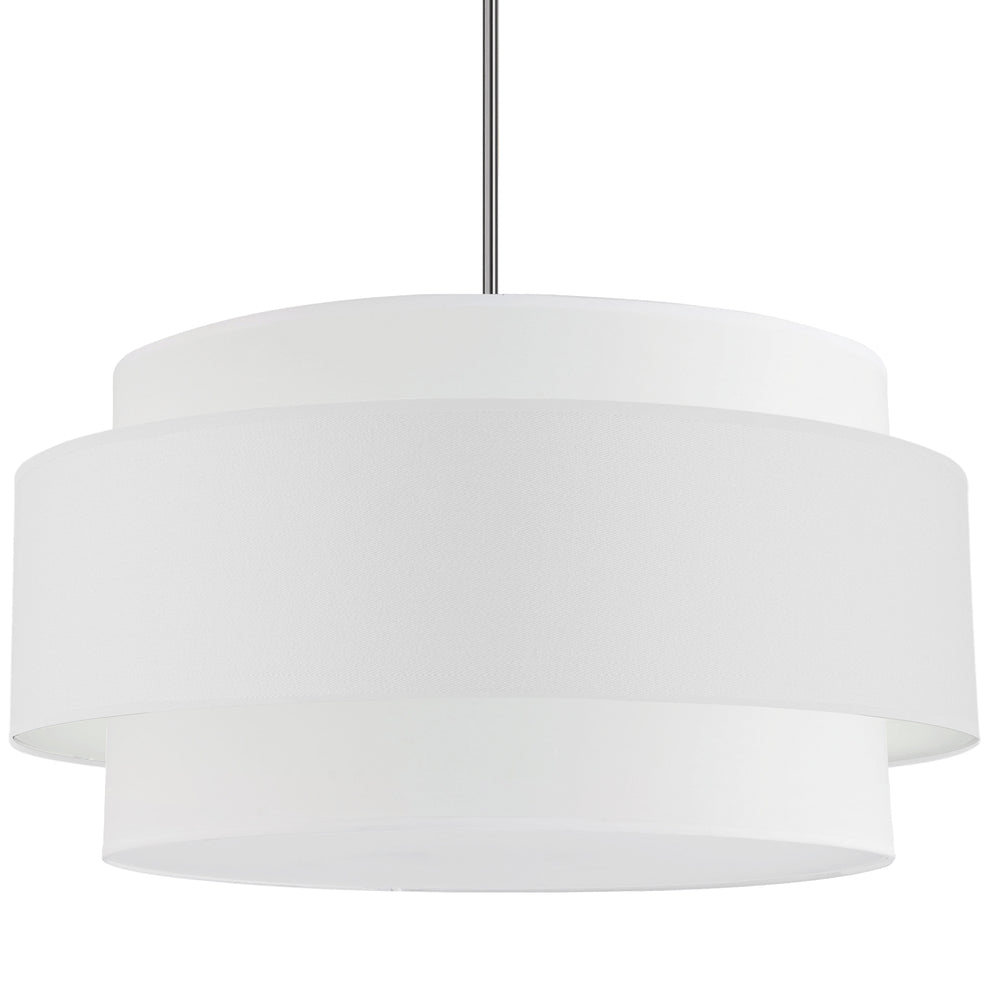 Dainolite PRIYA PYA-304C-PC-WH Pendant Contemporary - Polished Chrome