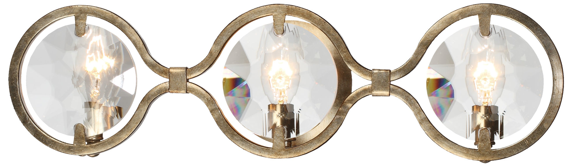 Crystorama Quincy QUI-7623-DT – 25 Inch – 3 Light – Bath Vanity Light – Distressed Twilight – Damp Rated