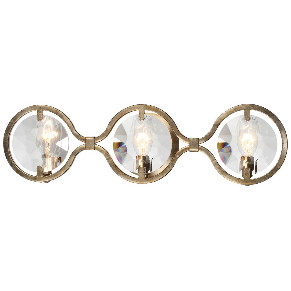 Crystorama Lighting QUI-7623-DT Vanity Light Fixture, UL Damp Rated, Distressed Twilight