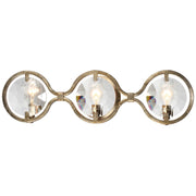 Crystorama Lighting QUI-7623-DT Vanity Light Fixture, UL Damp Rated, Distressed Twilight