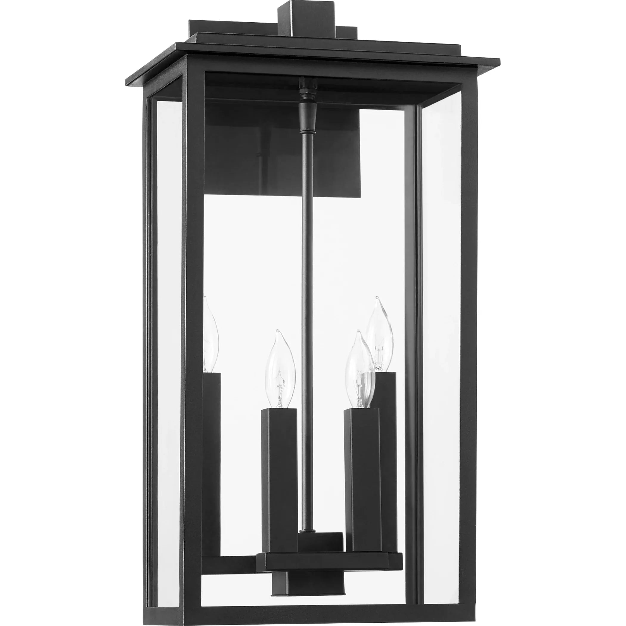 Quorum Westerly 7027-4-69 21 inch 4-Light Outdoor Wall Lantern - Black