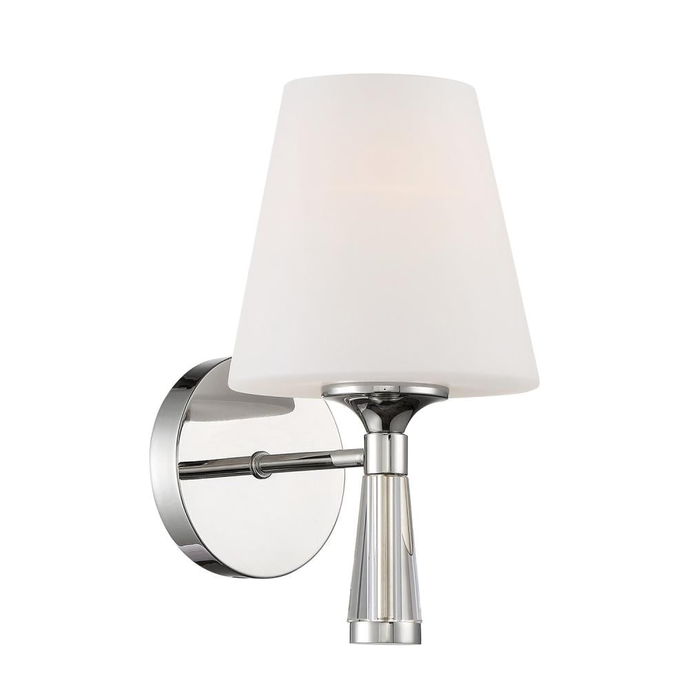 Crystorama RAMSEY RAM-A3401-PN Sconce Modern - Polished Nickel