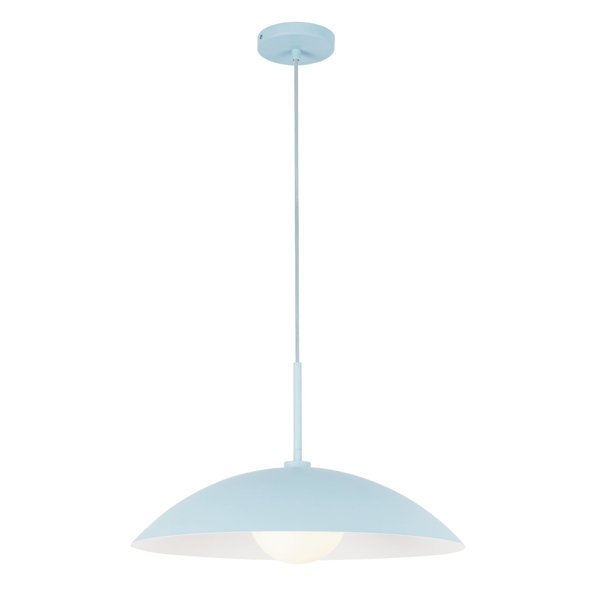 Regent 19-in Cerulean Socket Pendant