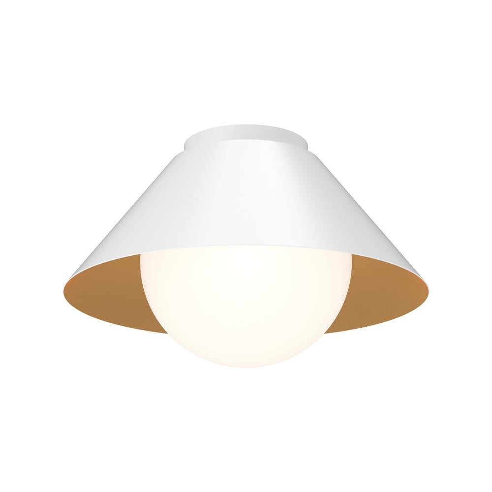 Alora Lighting REMY FM485214WHOP Flush Mount - White