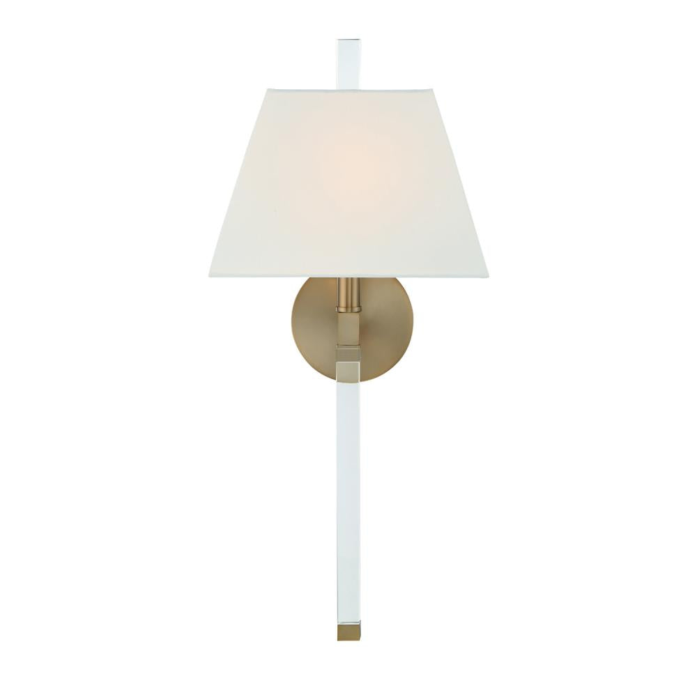 Crystorama RENEE REN-261-AG Sconce Contemporary - Aged Brass