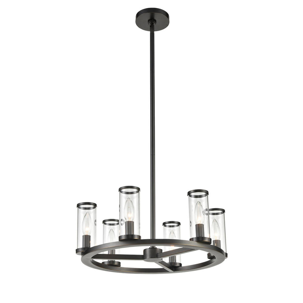 Alora Lighting REVOLVE CH309006UBCG Chandelier Contemporary - Urban Bronze