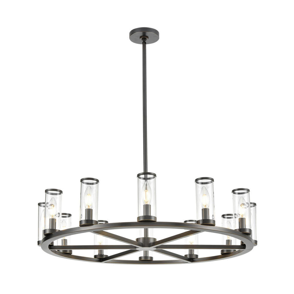 Alora Lighting REVOLVE CH309012UBCG Chandelier Traditional - Urban Bronze