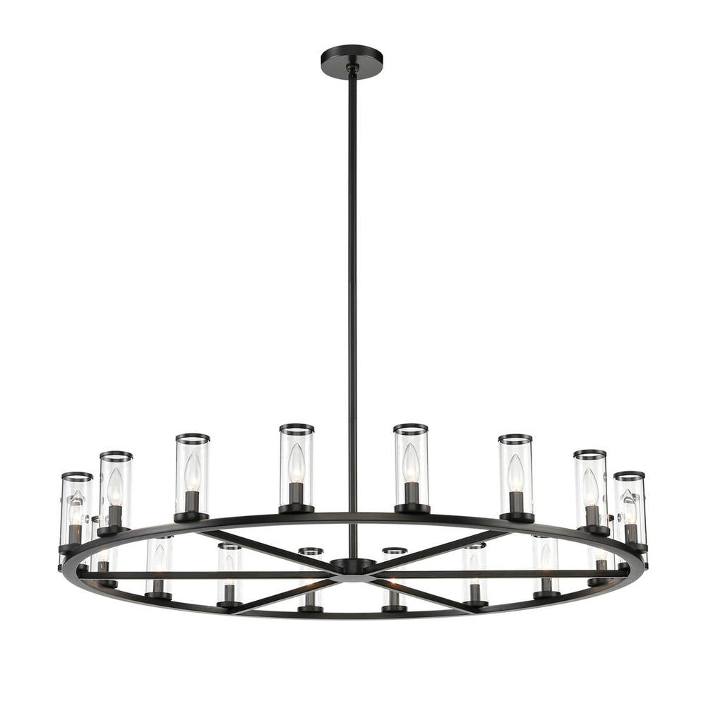 Alora Lighting REVOLVE CH309018UBCG Chandelier Contemporary - Urban Bronze