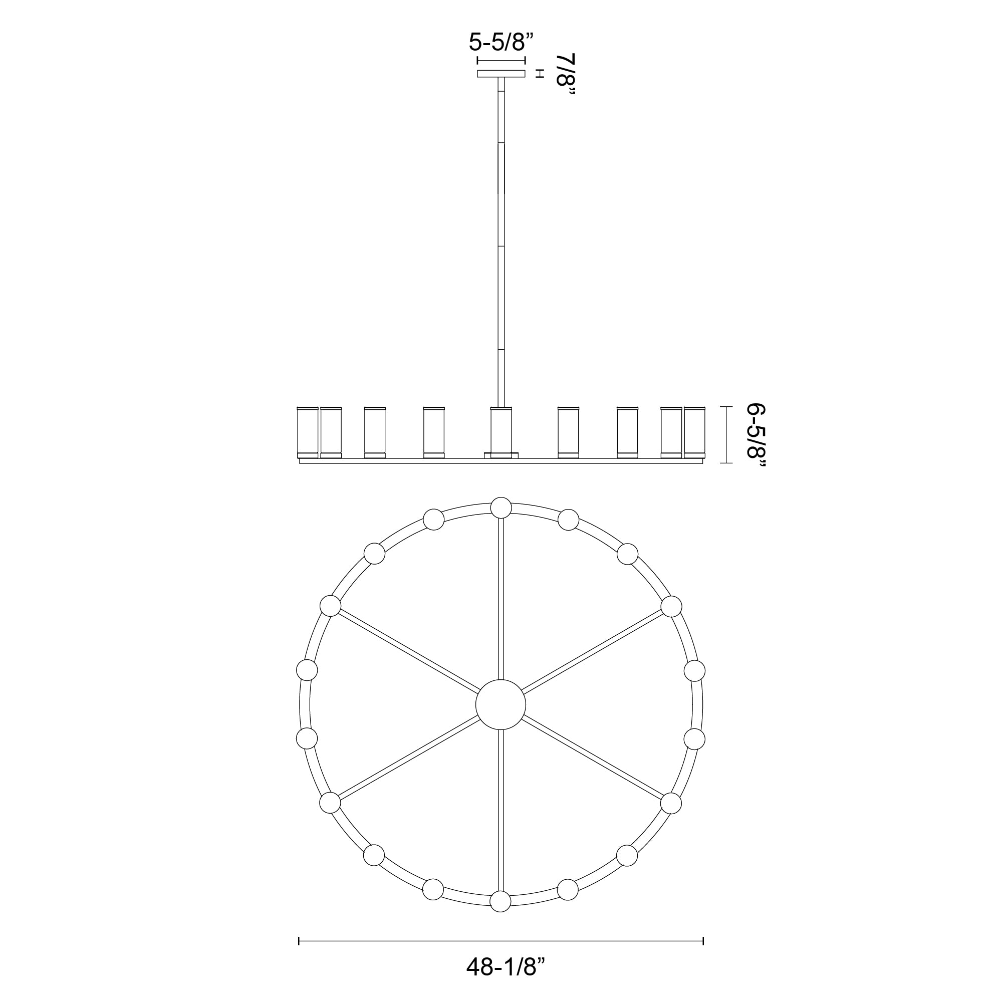 Revolve Clear Glass/Urban Bronze 18 Lights Chandeliers