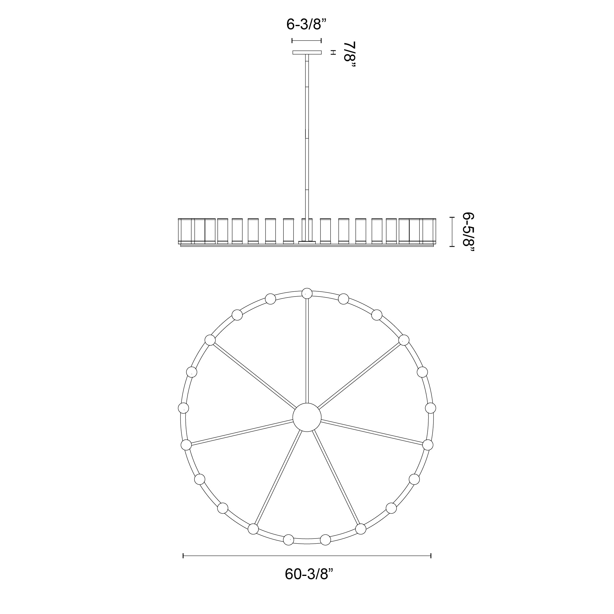 Revolve Clear Glass/Urban Bronze 21 Light Chandeliers