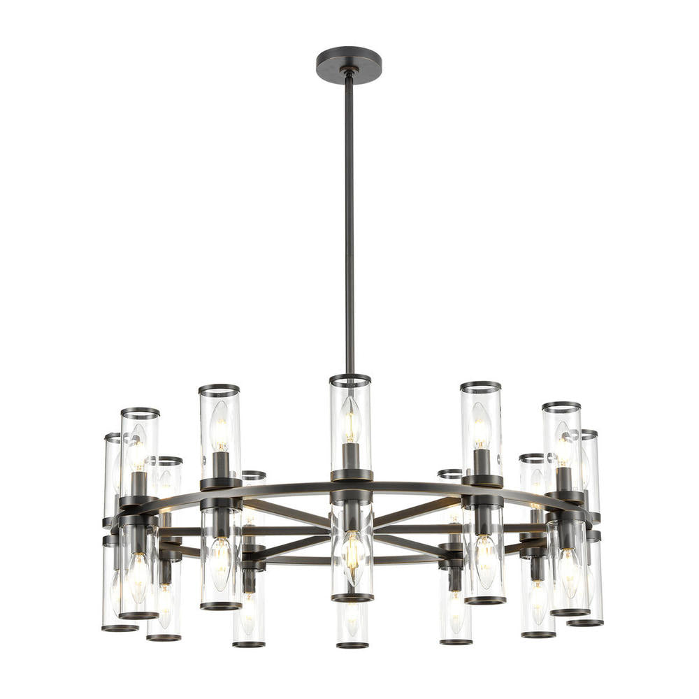 Alora Lighting REVOLVE CH309024UBCG Chandelier Traditional - Urban Bronze