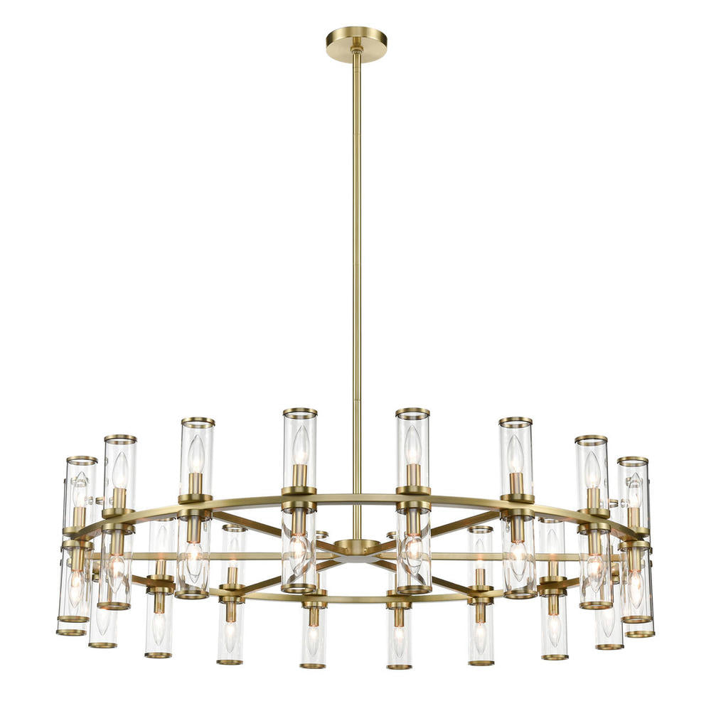 Alora Lighting REVOLVE CH309036NBCG Chandelier Contemporary - Natural Brass