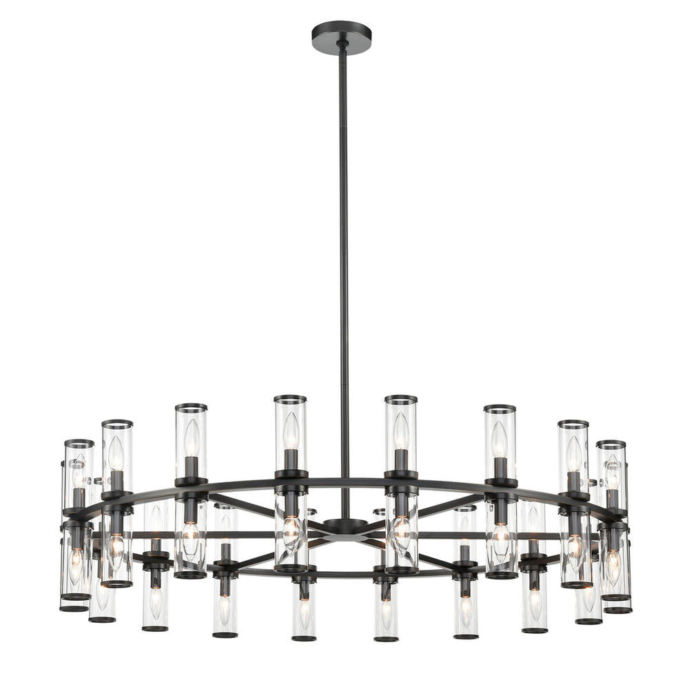 Alora Lighting REVOLVE CH309036UBCG Chandelier Contemporary - Urban Bronze