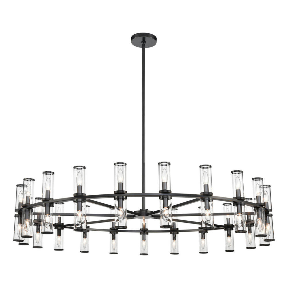 Alora Lighting REVOLVE CH309042UBCG Chandelier Contemporary - Urban Bronze