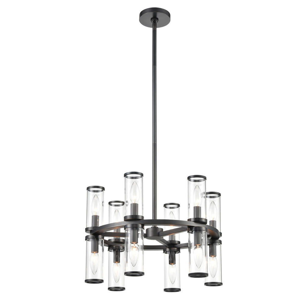 Alora Lighting REVOLVE CH309066UBCG Chandelier Contemporary - Urban Bronze