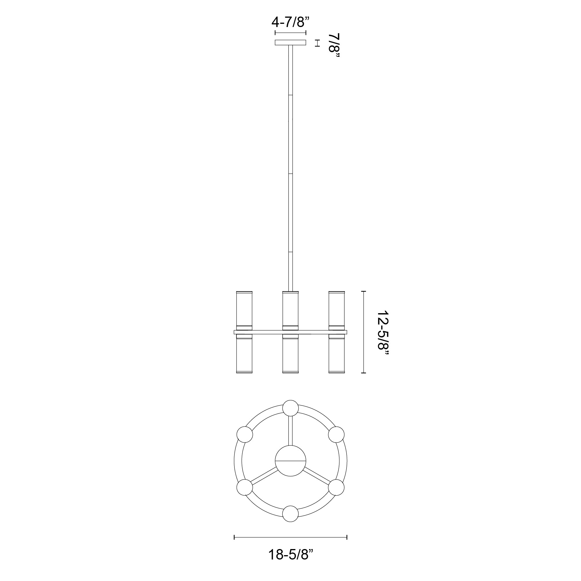 Revolve Clear Glass/Natural Brass 12 Lights Chandeliers