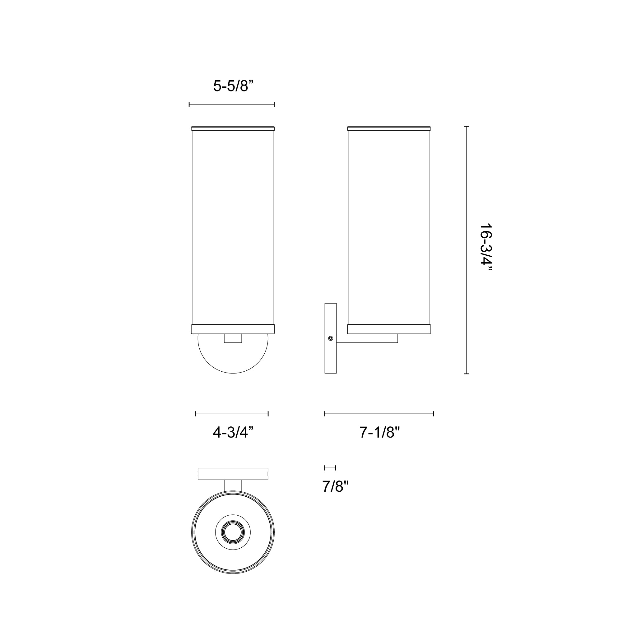 Revolve Ii Clear Glass/Polished Nickel 1 Light Wall/Vanity