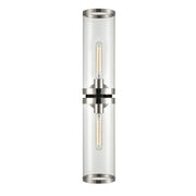 Revolve Ii Clear Glass/Polished Nickel 2 Lights Wall/Vanity