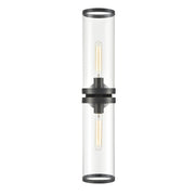 Revolve Ii Clear Glass/Urban Bronze 2 Lights Wall/Vanity
