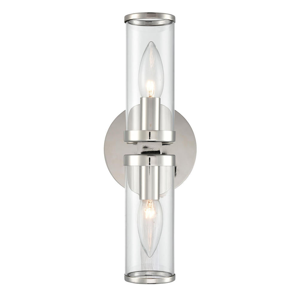 Alora Lighting REVOLVE WV309002PNCG Bathroom Fixture Contemporary - Polished Nickel