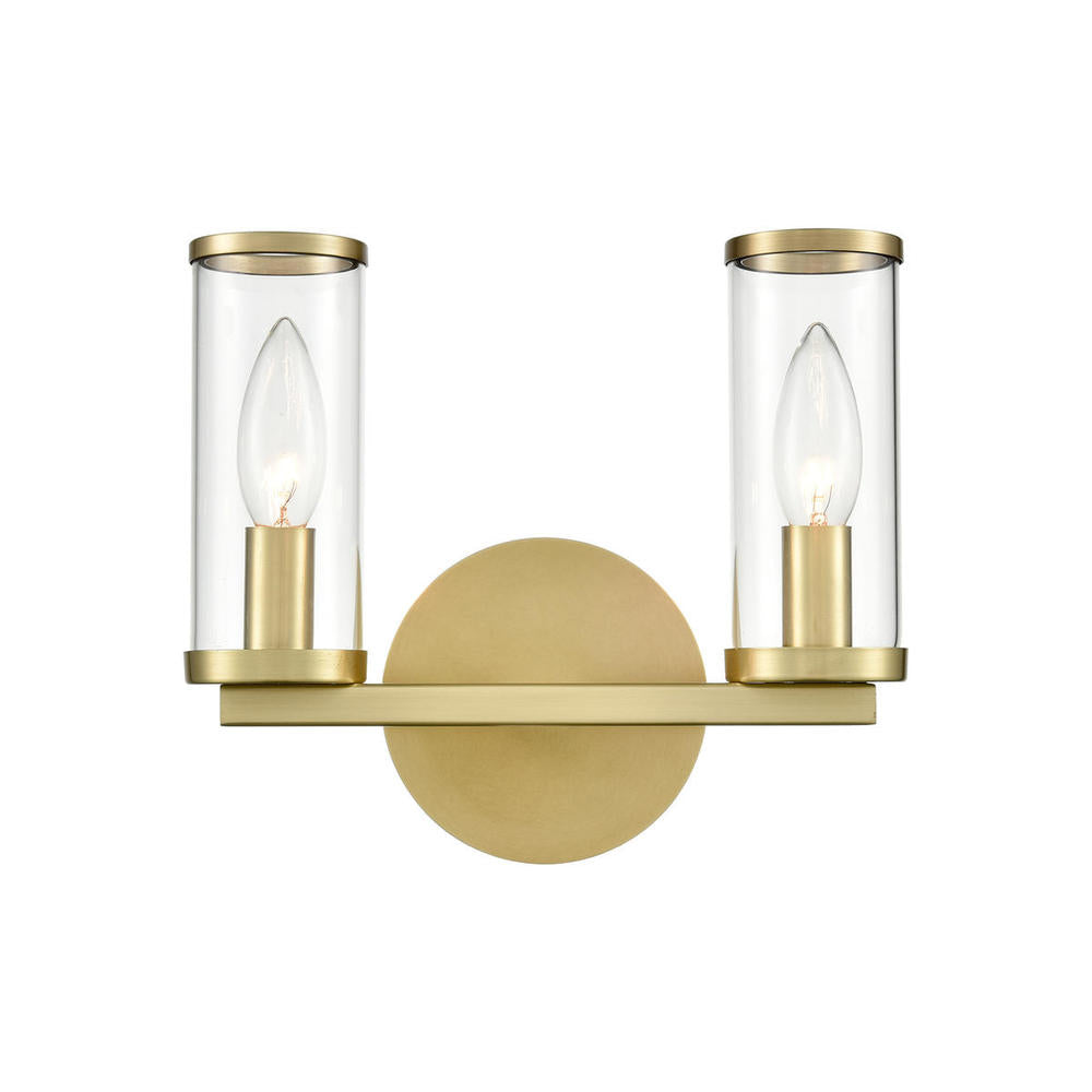 Alora Lighting REVOLVE WV309022NBCG Bathroom Fixture Contemporary - Natural Brass