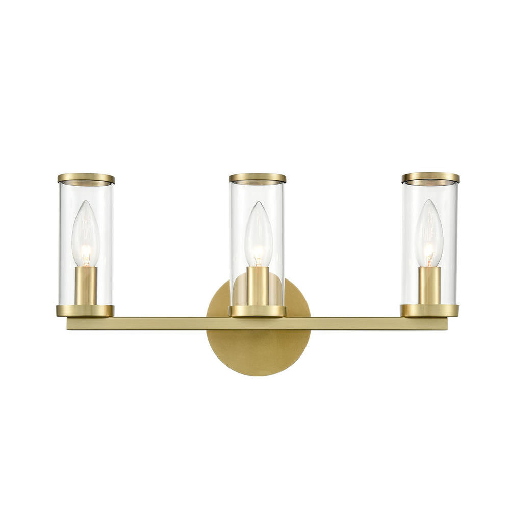 Alora Lighting REVOLVE WV309033NBCG Bathroom Fixture Contemporary - Natural Brass