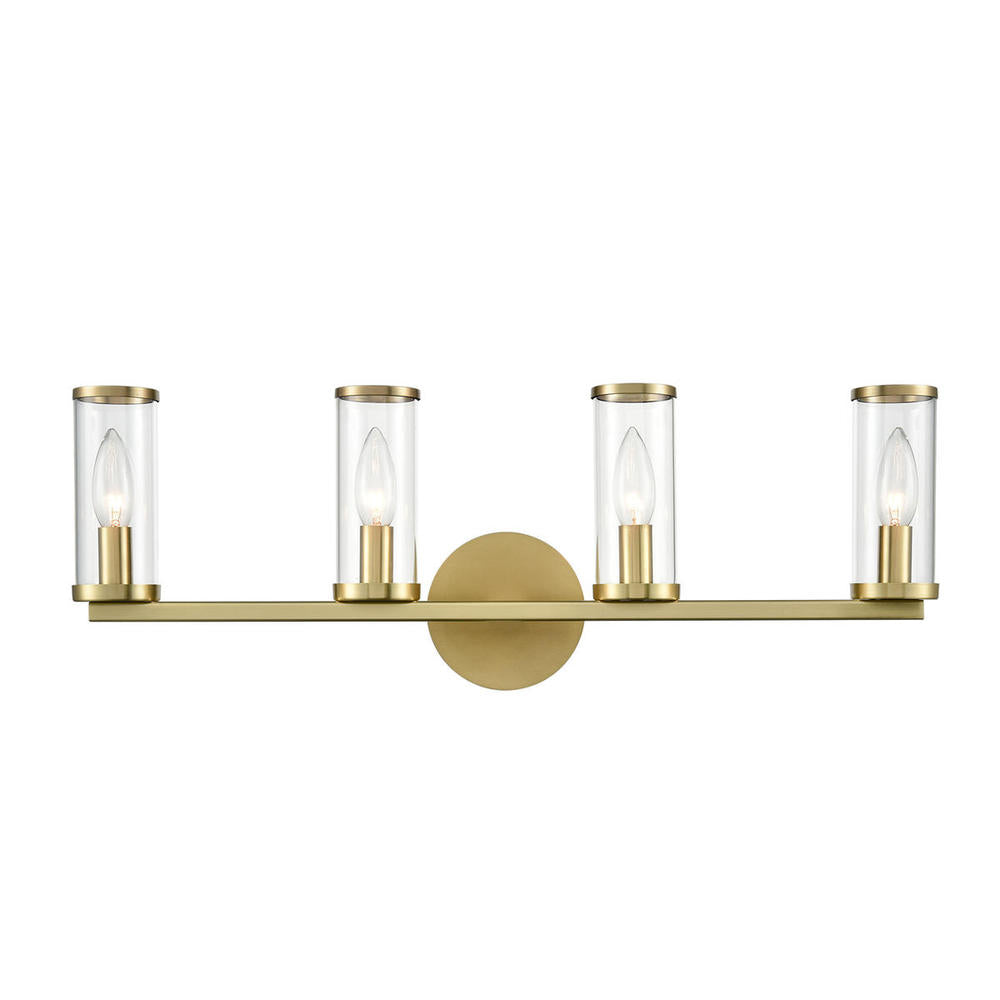 Alora Lighting REVOLVE WV309044NBCG Bathroom Fixture Contemporary - Natural Brass