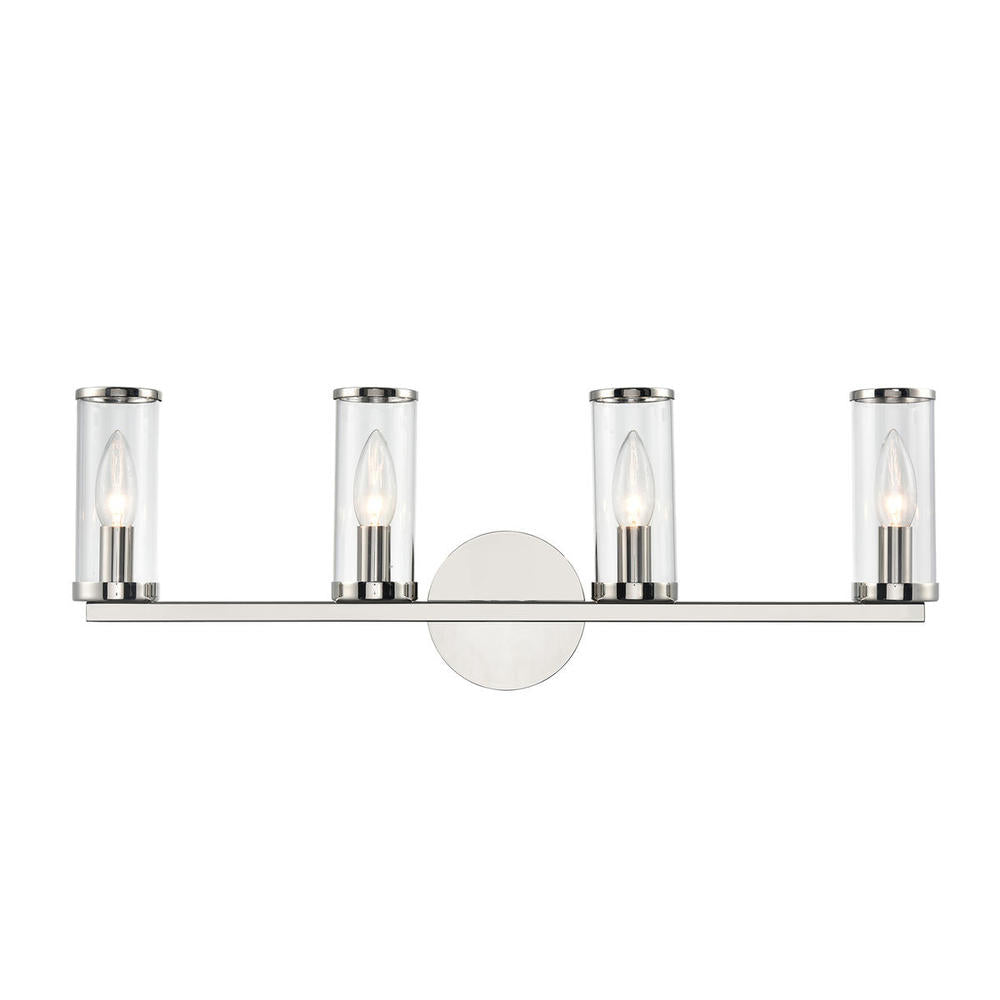 Alora Lighting REVOLVE WV309044PNCG Bathroom Fixture Contemporary - Polished Nickel