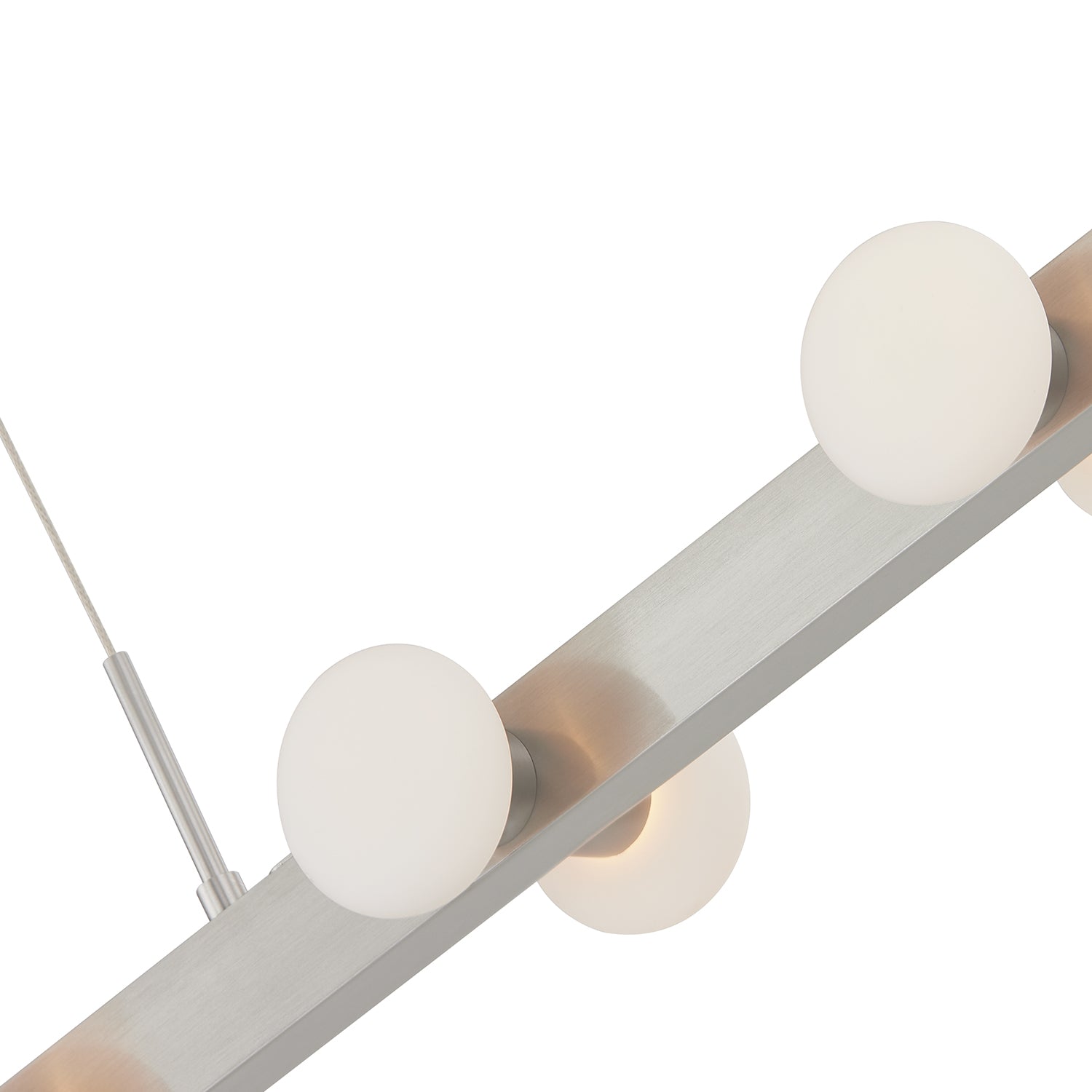Rezz 36-in Brushed Nickel LED Linear Pendant