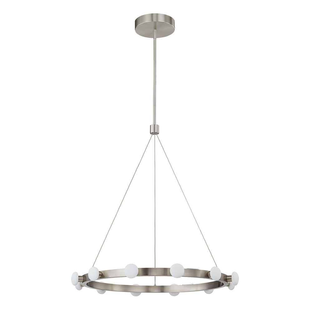 Kuzco Rezz PD63428-BN Pendant, LED, Brushed Nickel
