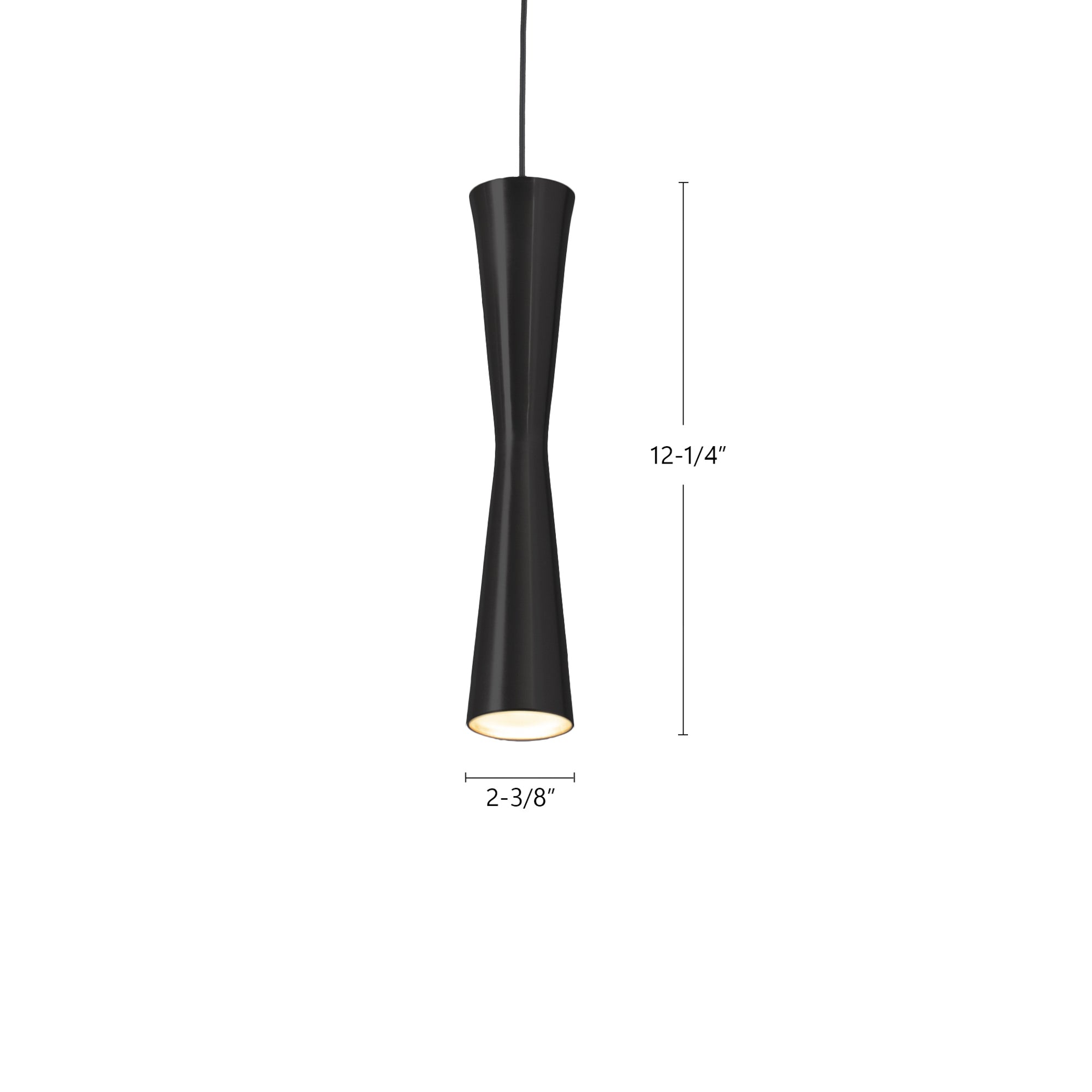 Robson 12-in White LED Pendant