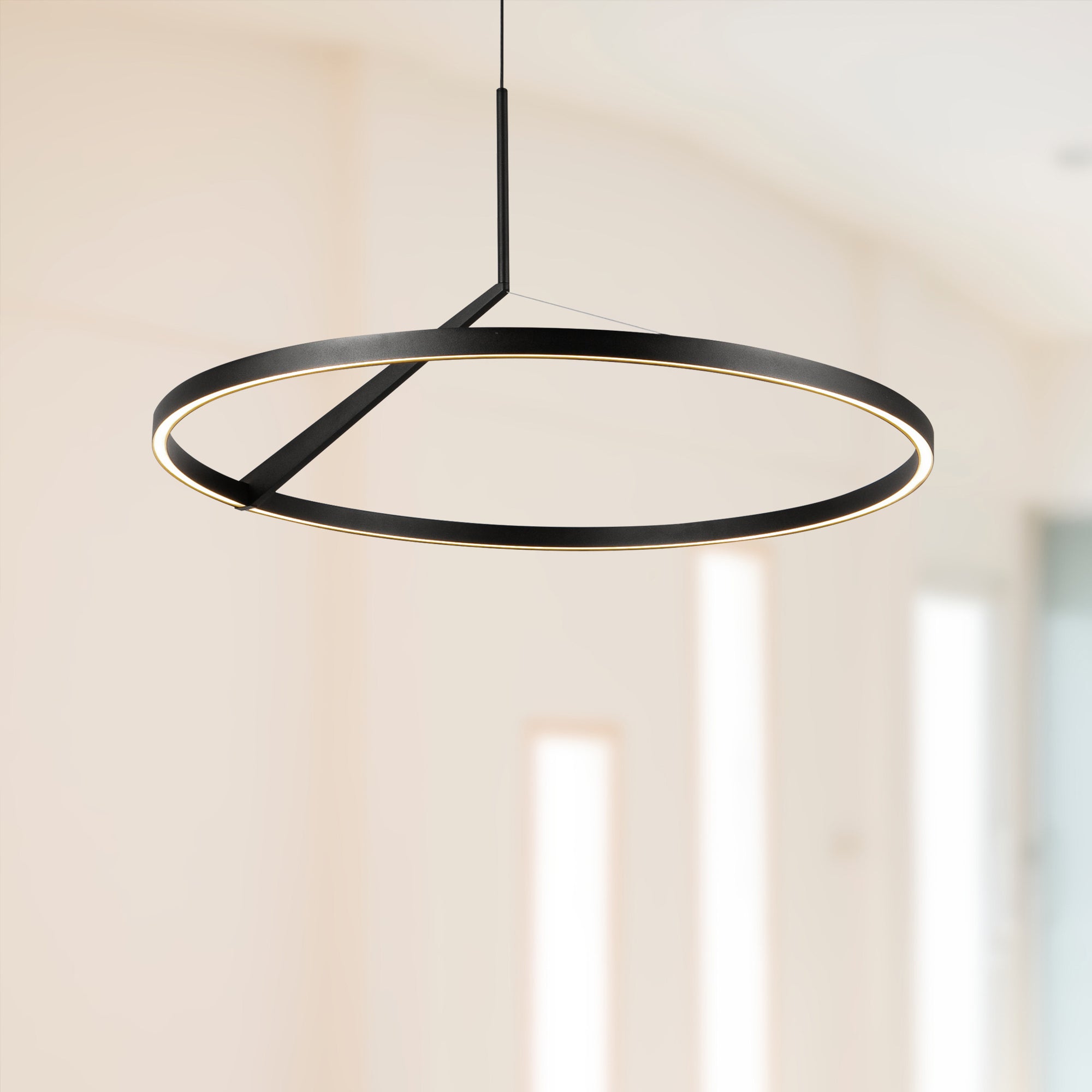Roda 31-in Black LED Pendant