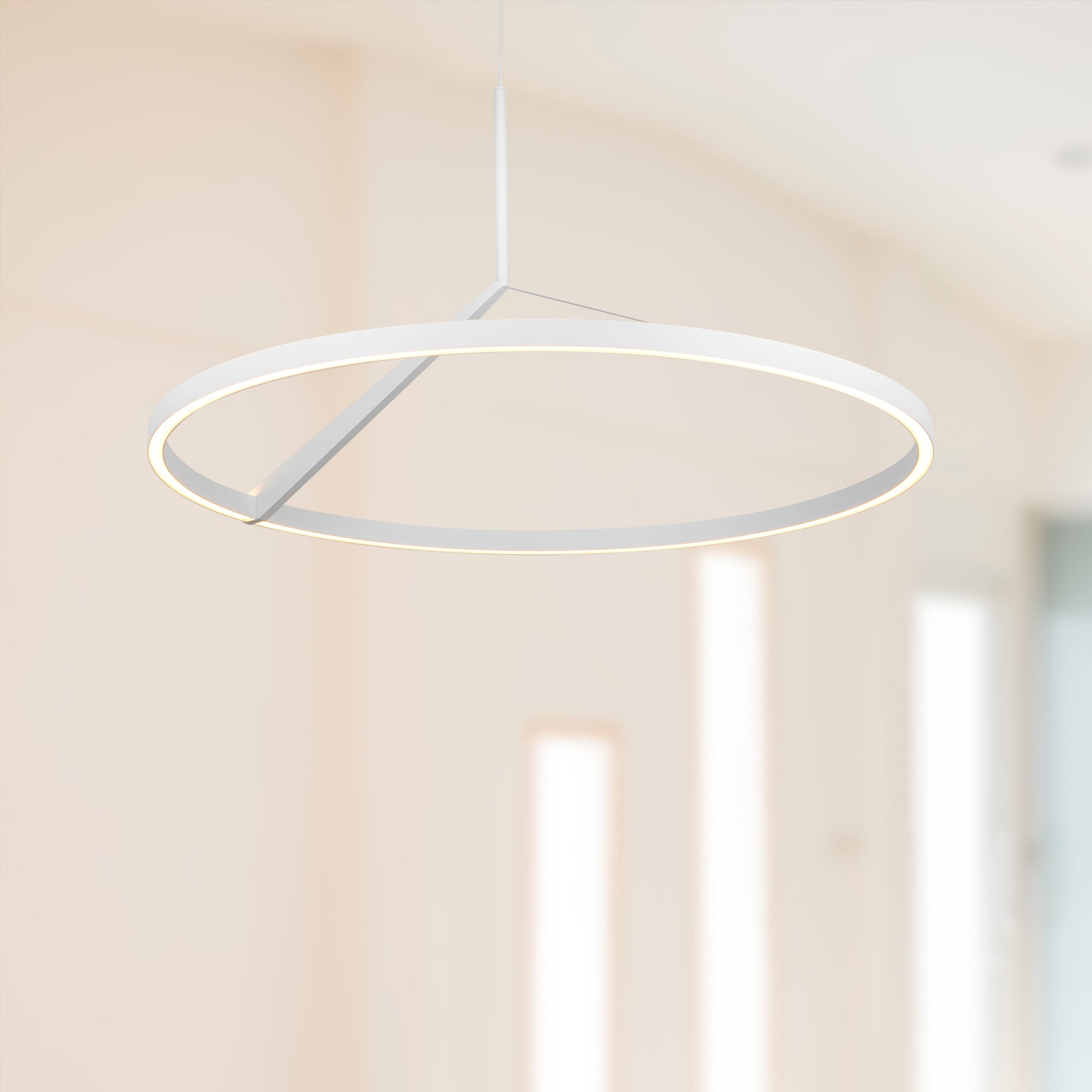 Roda 31-in White LED Pendant