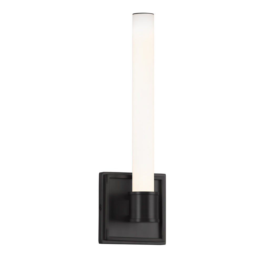 Kuzco Rona WS17014-BK Wall Sconce, UL Damp Rated, Black