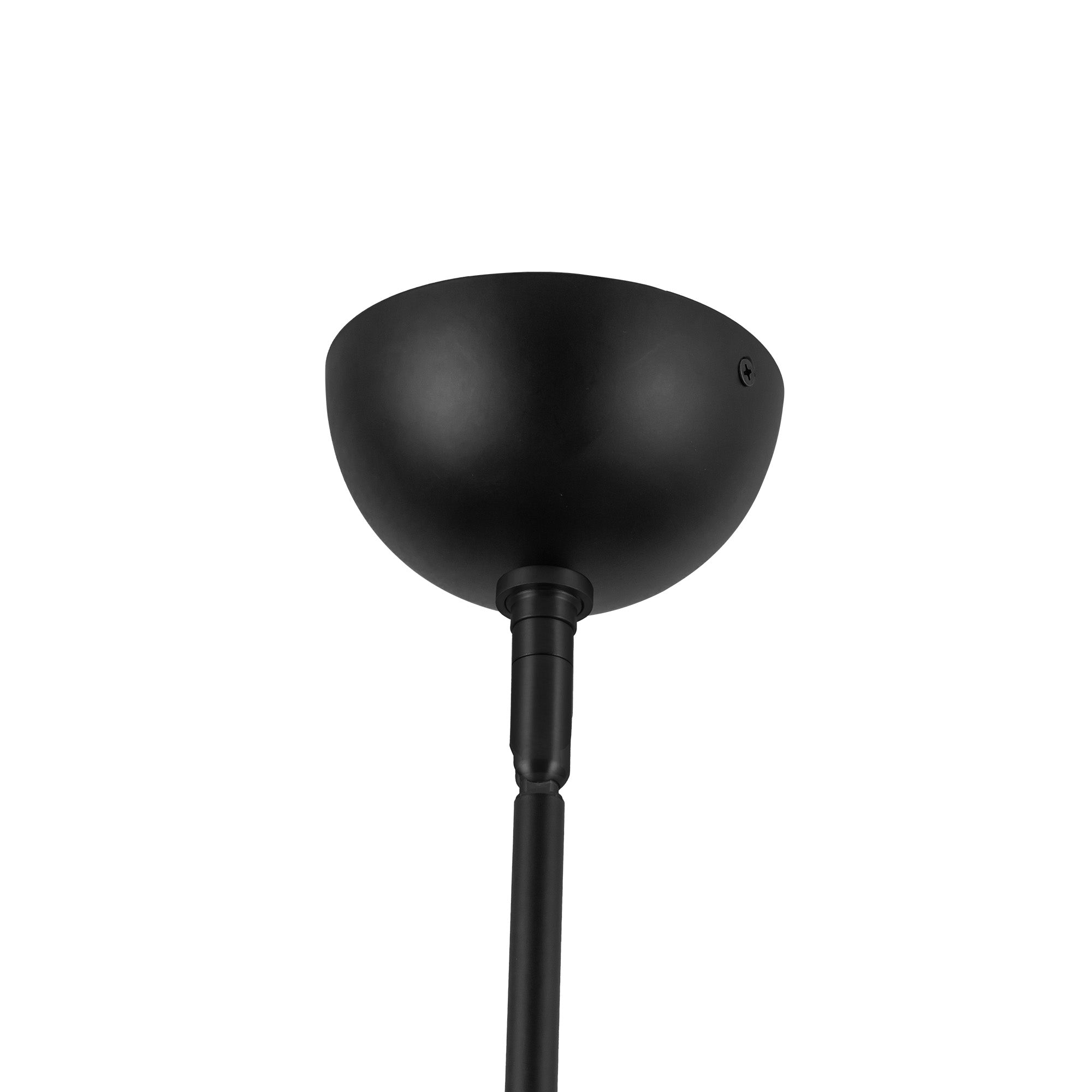 Rosemary 31-in Matte Black/Folded White Socket Chandelier