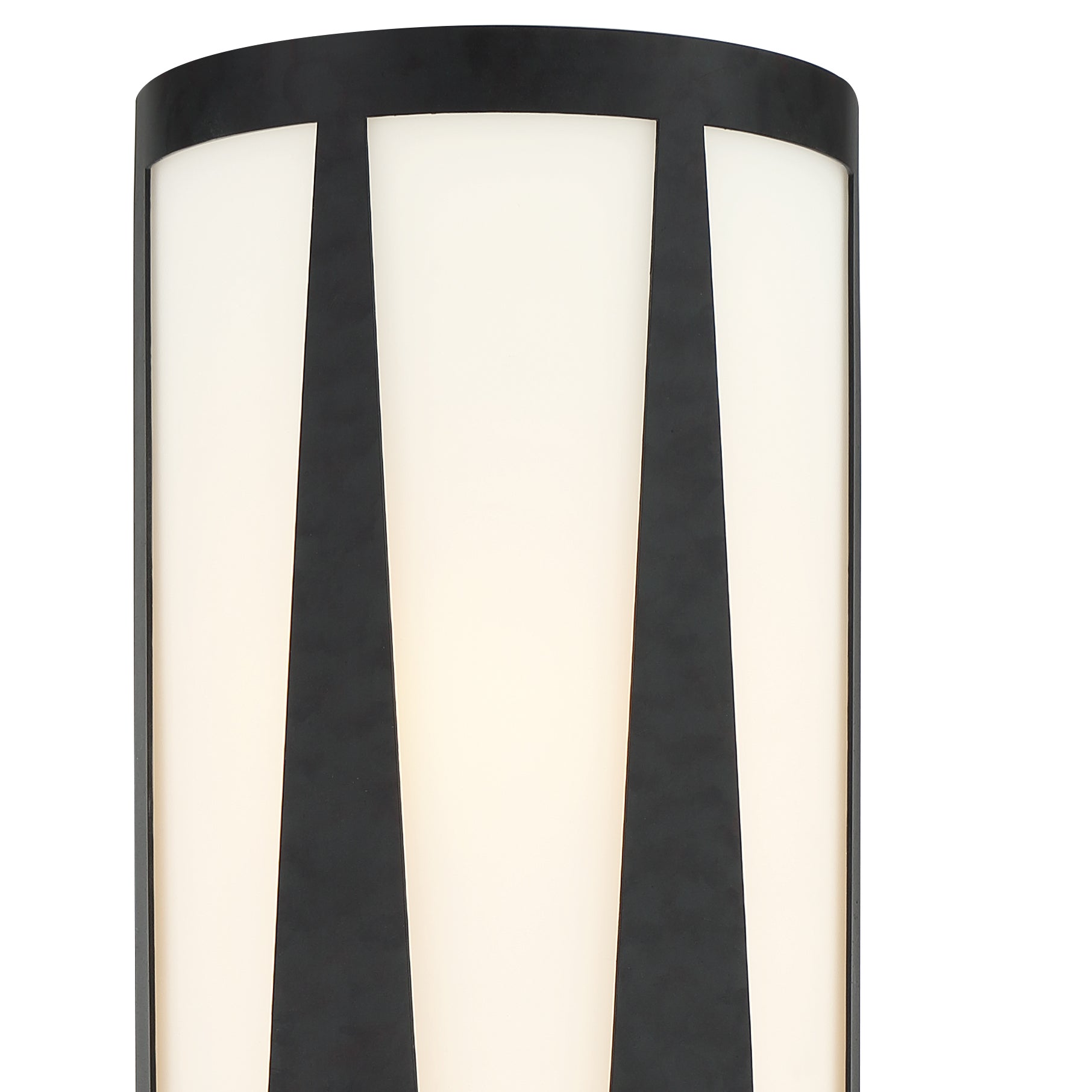 Crystorama Royston ROY-802-BK_LED – 6.75 Inch – Sconce – Black – Damp Rated